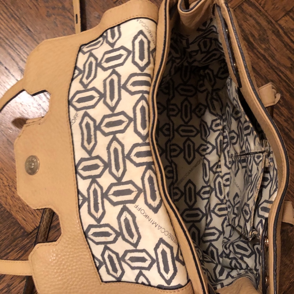 Rebecca Minkoff Mini Jules Satchel in Tan - Picture 3 of 4